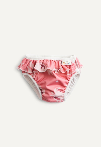 Zwemluier, roze walvis met volant