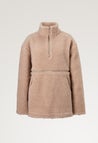 Pile-fleece trui - Beige