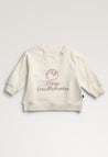 Babysweatshirt Kleine deugniet - gebroken wit