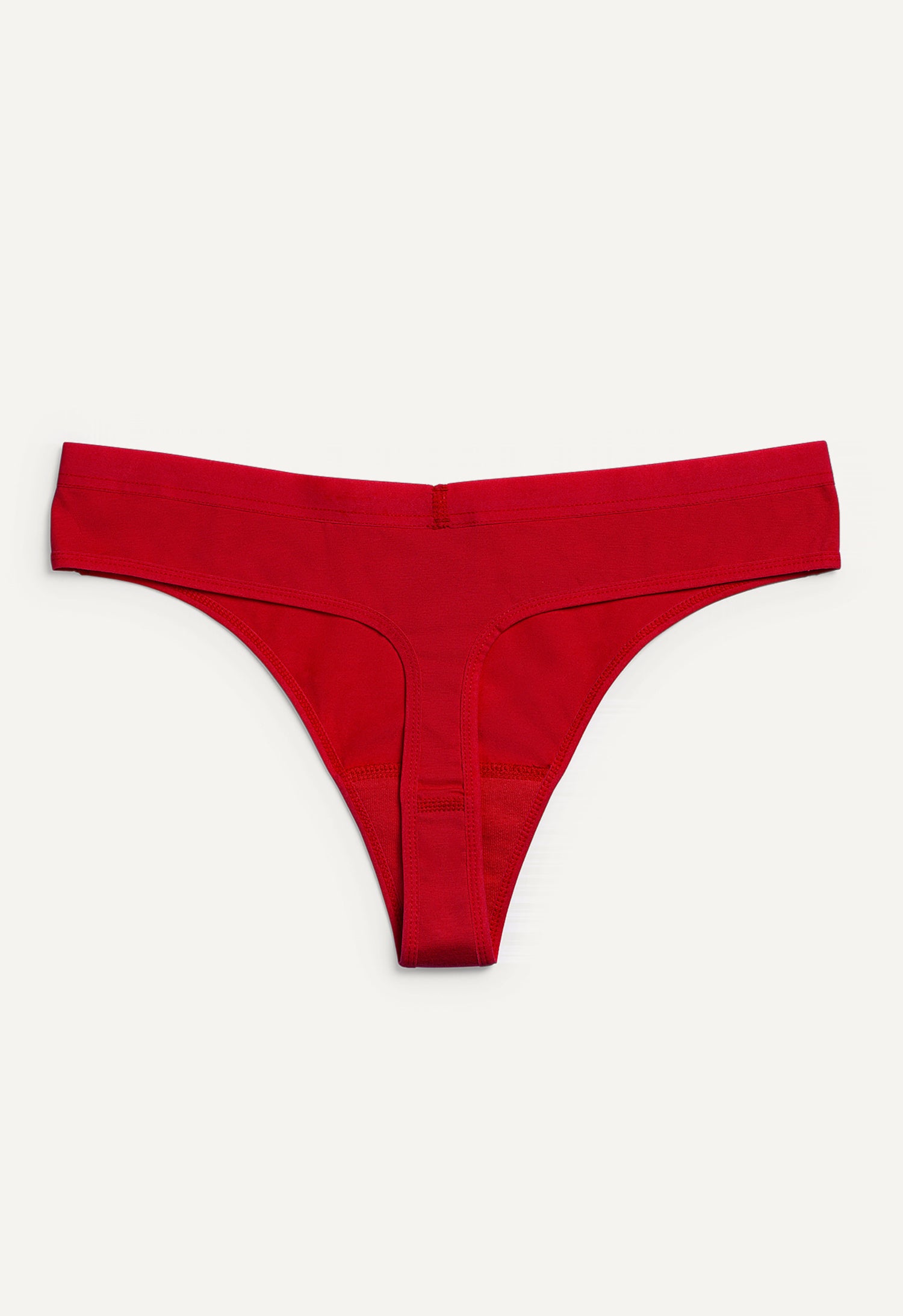 Menstruatieondergoed (string) - licht - rood