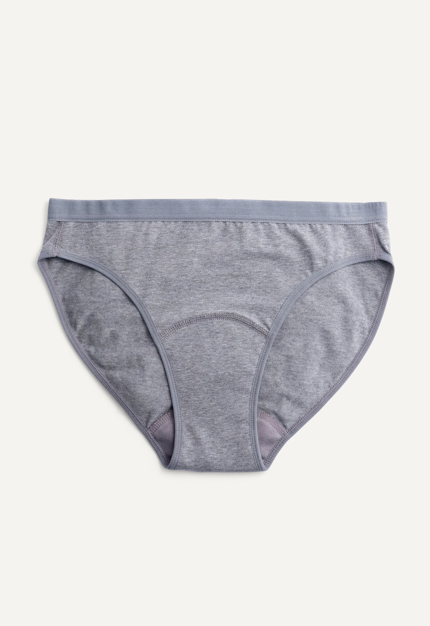 Menstruatiebikini voor lichte dagen, grijs