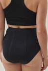 Menstruatieondergoed Hoge taille, zwaar, zwart