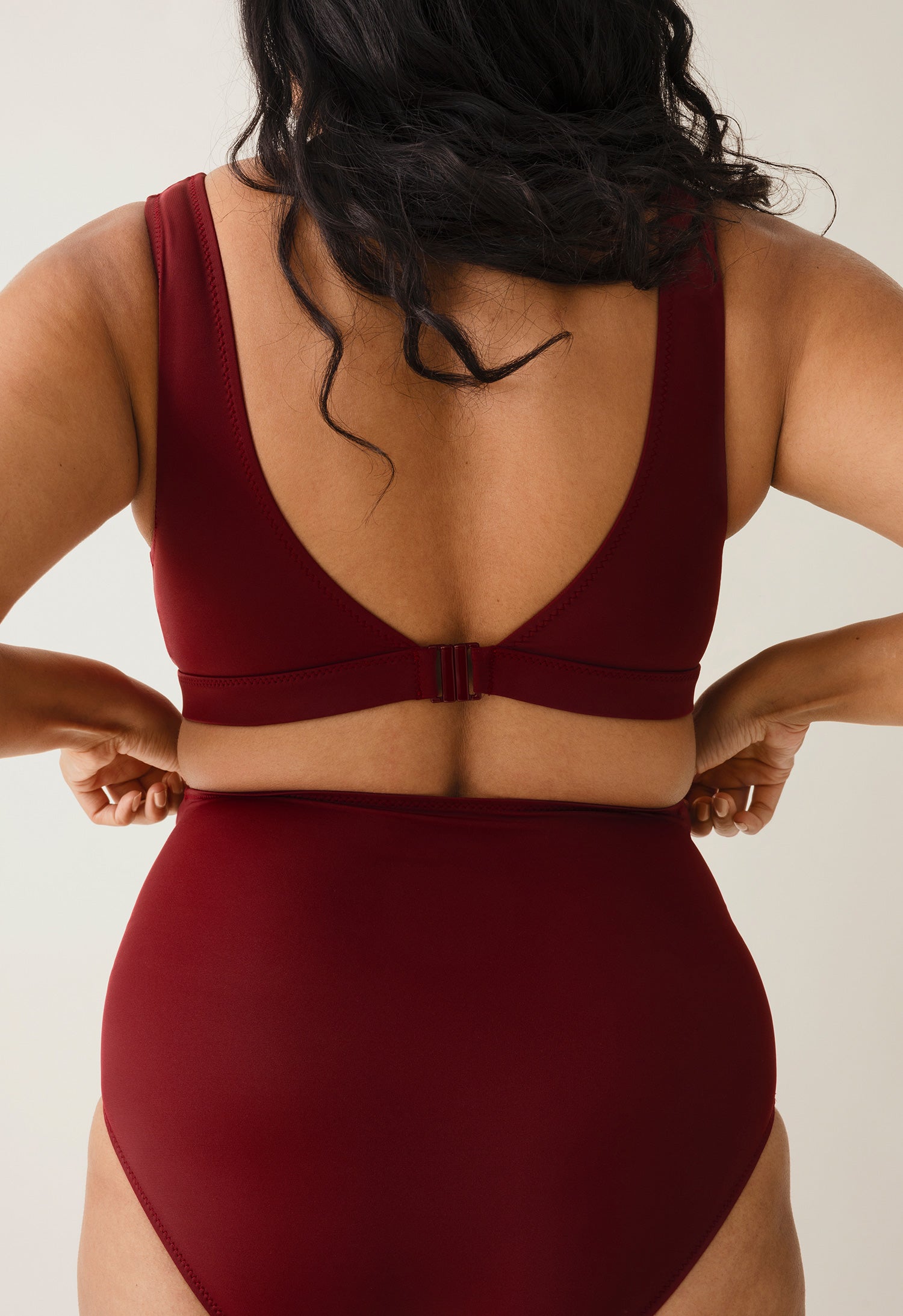 Zwangerschapsbikinibroekje met hoge taille - Dark Sieanna