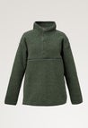 Zwangerschapsfleece sweater 90s - Groen