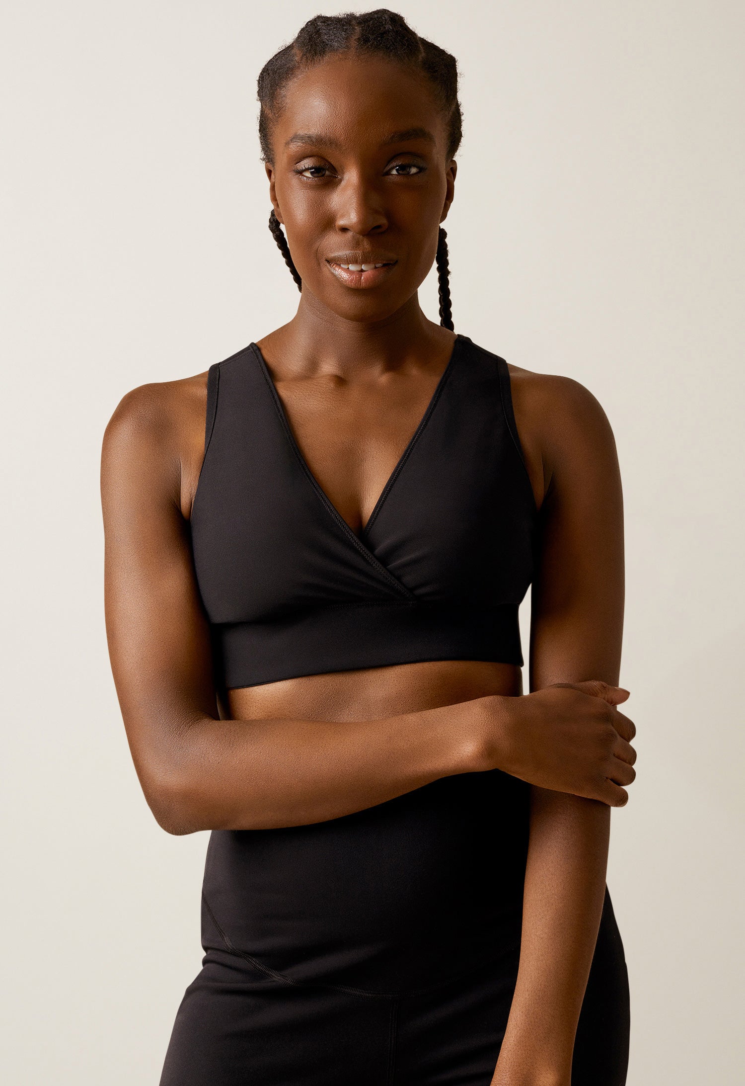 Tech-fleece voedingsbeha - Zwart