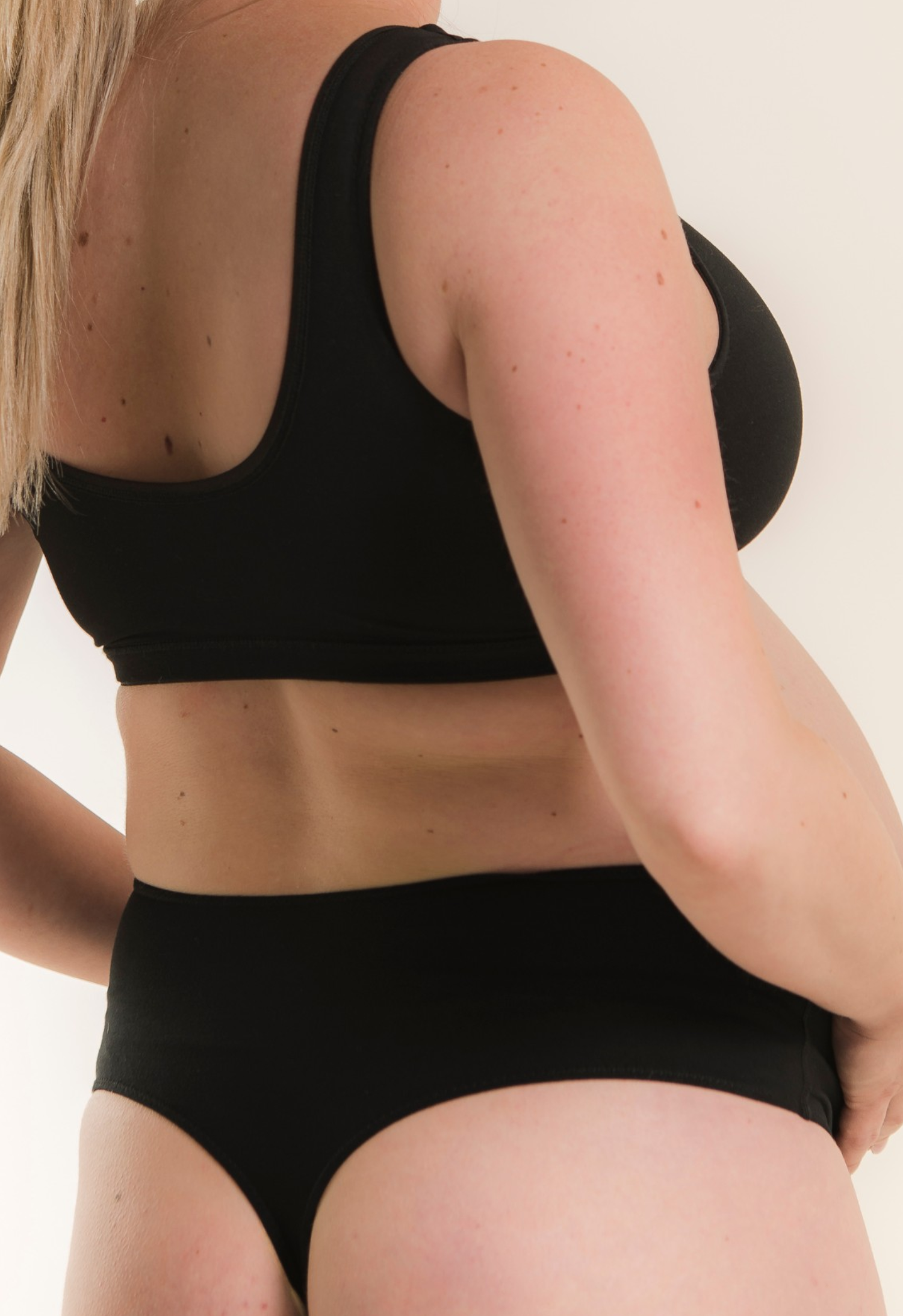 Zwangerschapsstring - Zwart