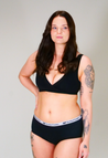 Menstruatieondergoed Monthly Wear Hipster, medium, zwart