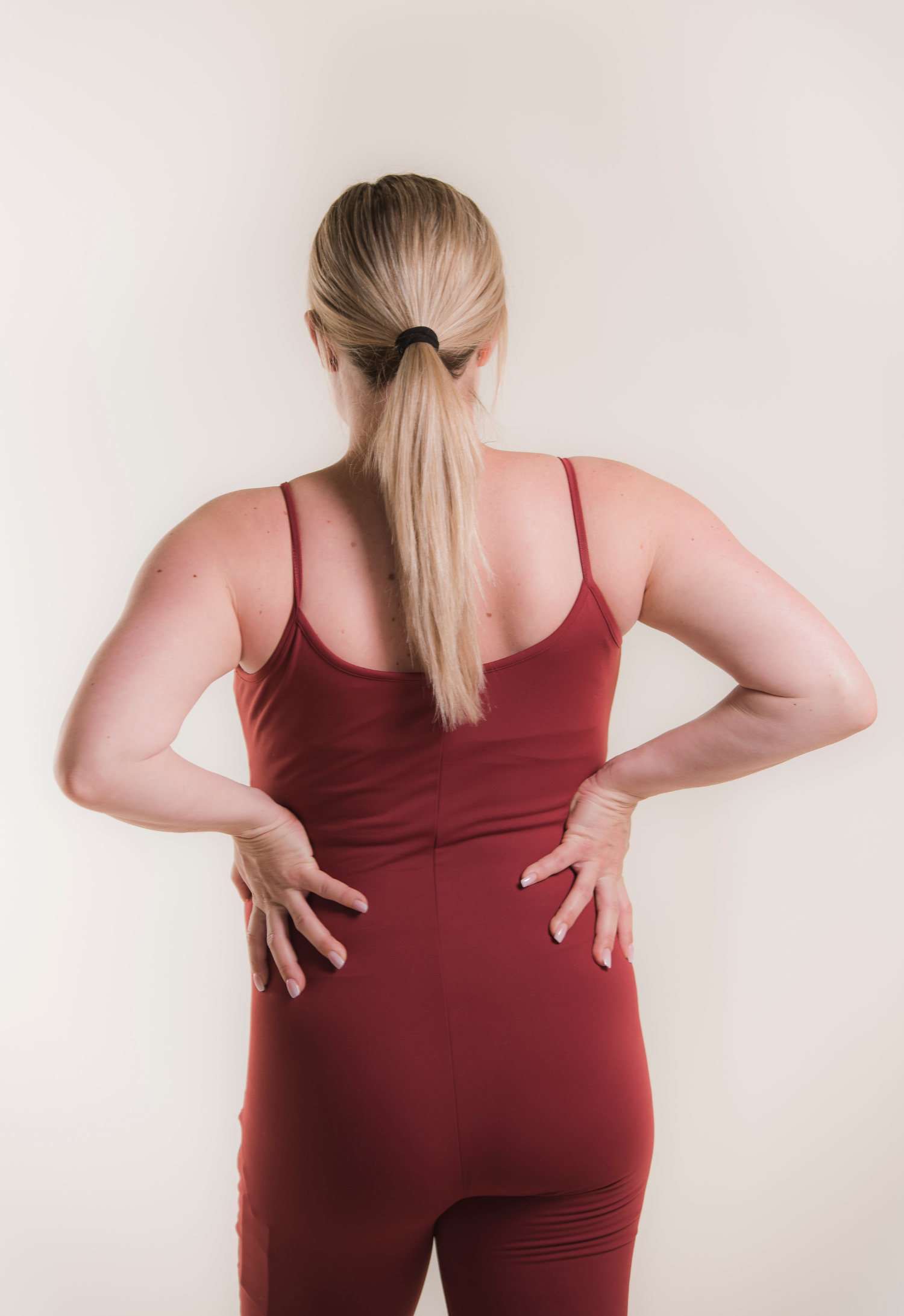 Zwangerschapsbody - Donkerrood