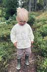 Babysweatshirt Kleine deugniet - gebroken wit