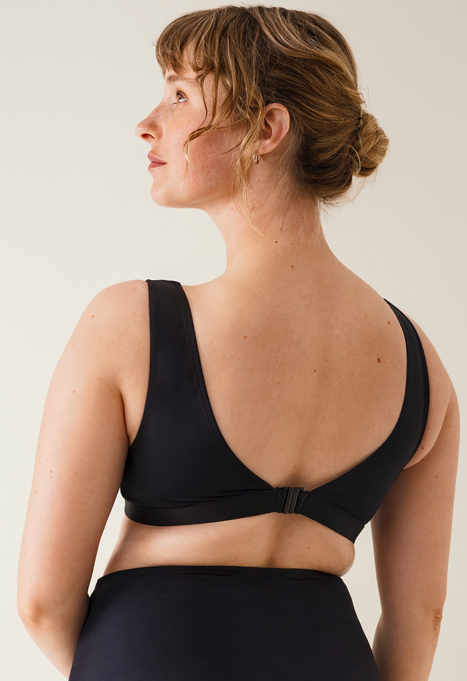 Voedingsbikinitop - Zwart