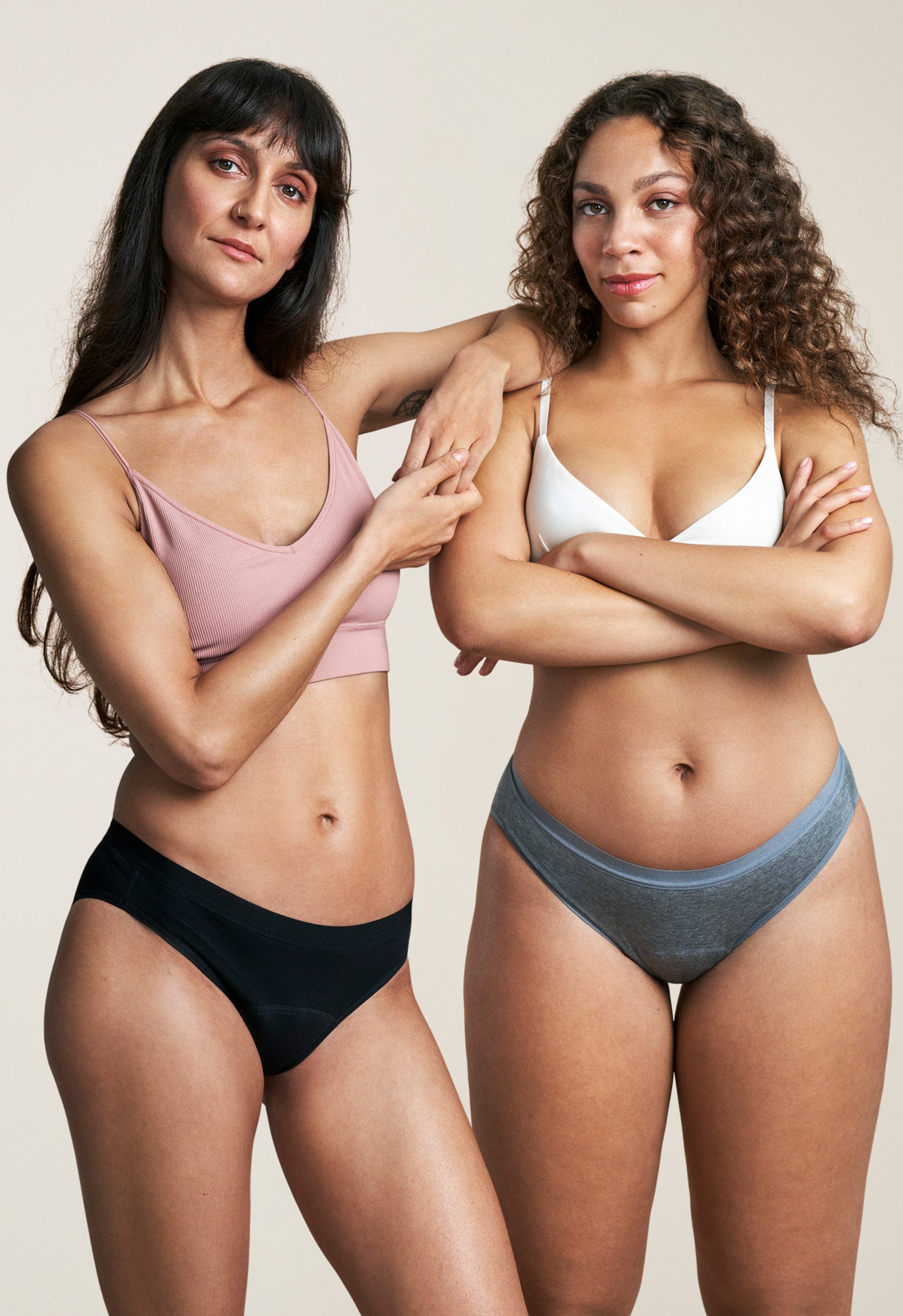 Menstruatiebikini voor zware menstruatie, zwart