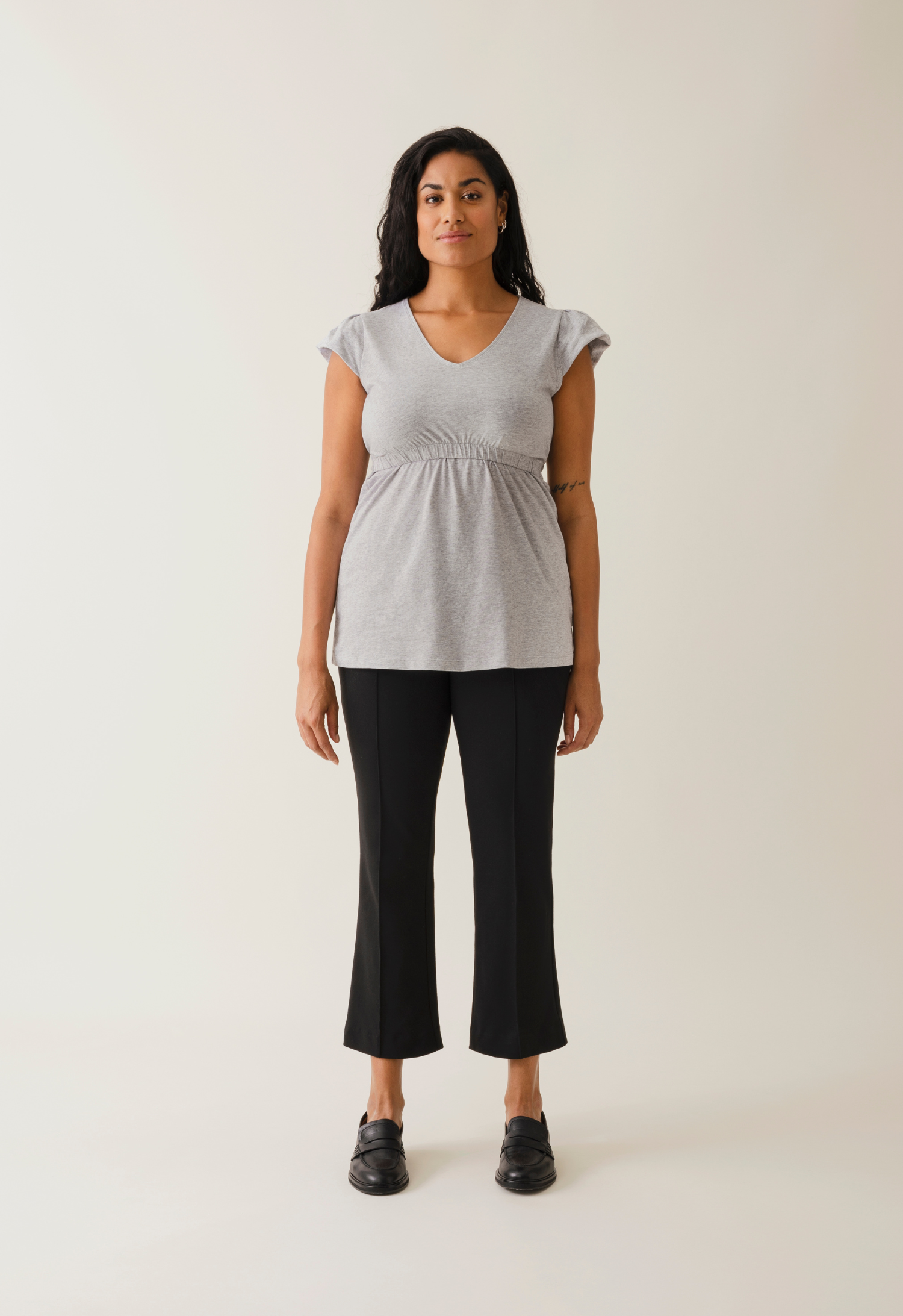 The Shirt Frill - grey melange